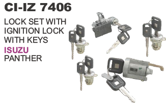 Lock set with Ignition Lock with Keys Isuzu