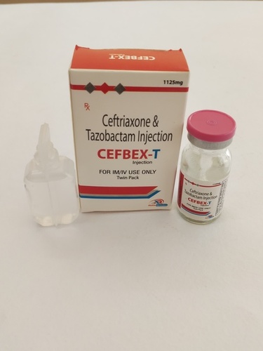 Ceftriaxone 1000Mg + Tazobactam 125Mg Injection