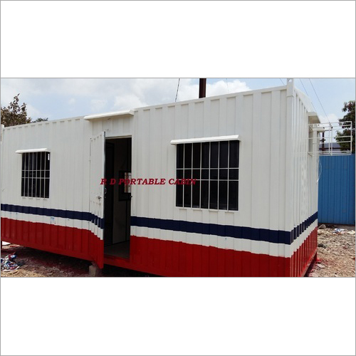 GI Portable Cabin - Prefab Modular Design, Customizable Dimensions, Eco-Friendly GI & MS Material, Easy Assembly, Vinyl Flooring, Portable & Versatile Use