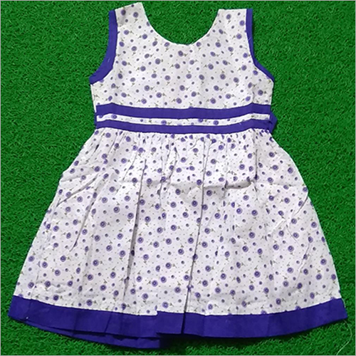 Baby Cotton Frock - Texture Cotton, Designed for Ages 1-8 Months, Available in Stylish Colors and Patterns