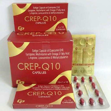 कोएंजाइम Q 10 लाइकोपीन विटामिन सॉफ्टजेल कैप्सूल स्टोर के साथ ठंडी जगह पर