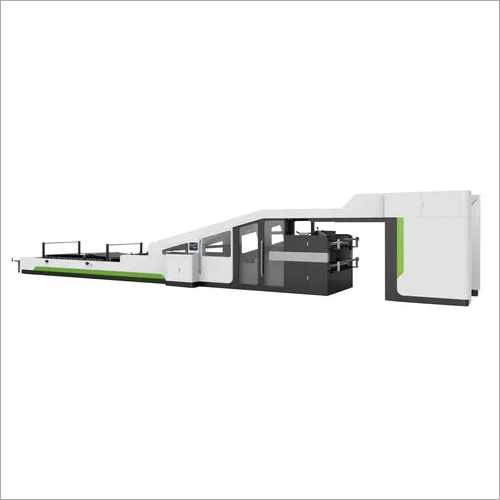 5 Ply Flute Laminator Machine - 12 Meter Length, Automatic Operation with High Speed of 8,000 Sheets/Hour, Quick Job Changeover in 8-10 Minutes, Servo Controlled Precision Registration