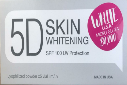 5D White Usa Micro Gluta 80000 Skin Whitening Injection Age Group: After 12 Years Old Age People Can Start Using