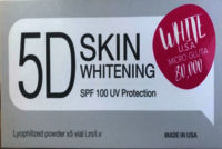 5d White Usa Micro Gluta 80000 Skin Whitening Injection Age