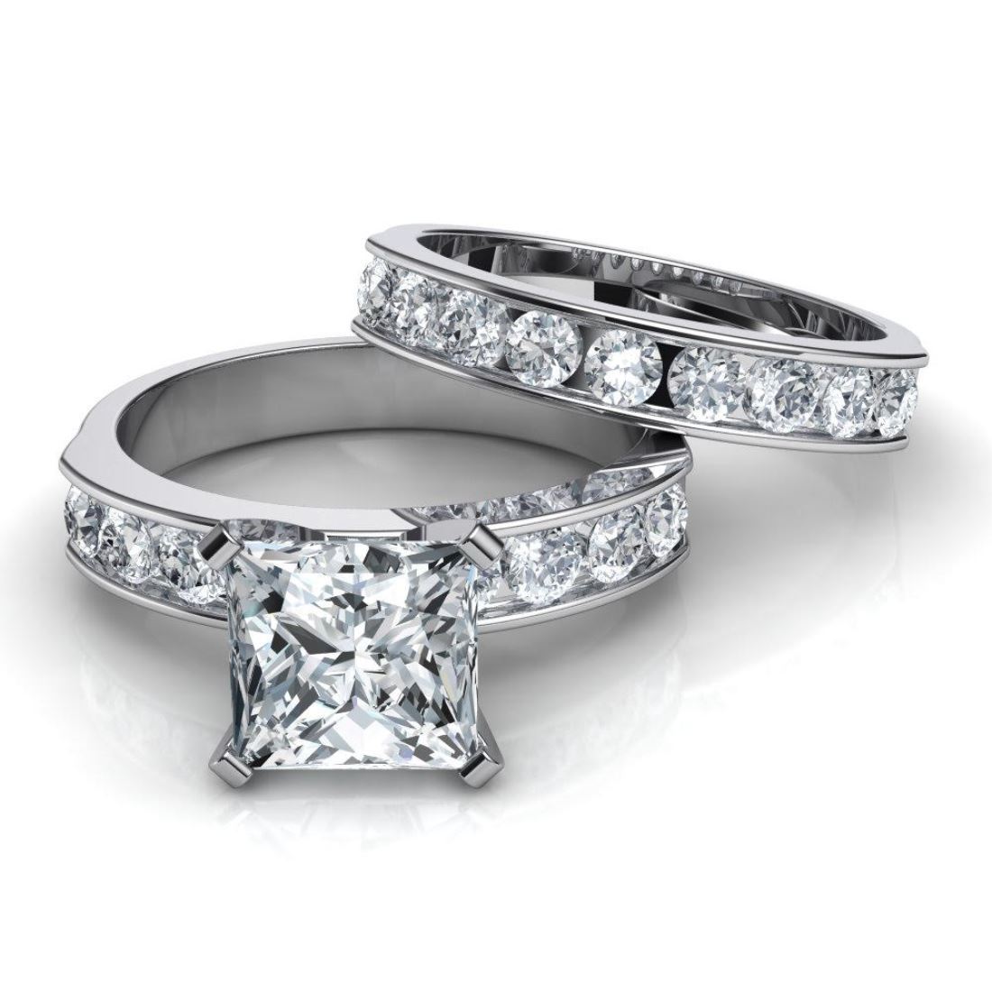 Silver Princess Stone Ring Gender: Women