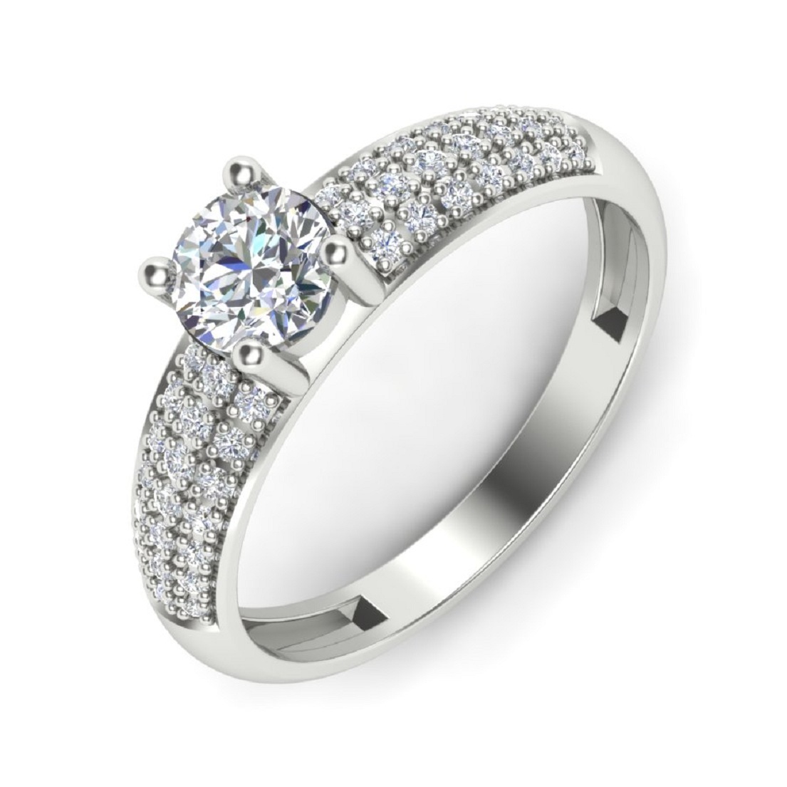 Silver Cocktail Ring For Female Gender: Women