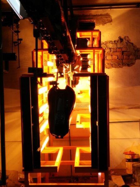 Overhead Conveyorised Oven Heating Method: Infrared