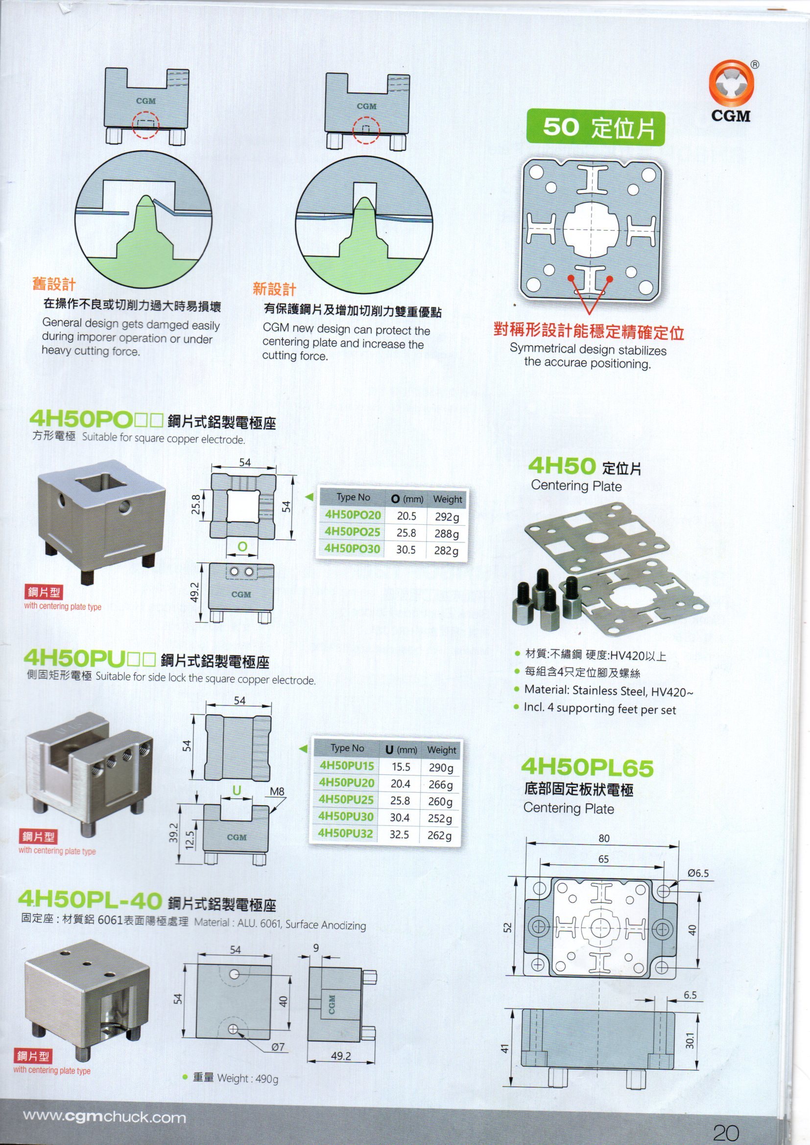 Electrode Holder 3r Compatible Dimension(l*w*h): 54 X 54 X 42 Millimeter (Mm)