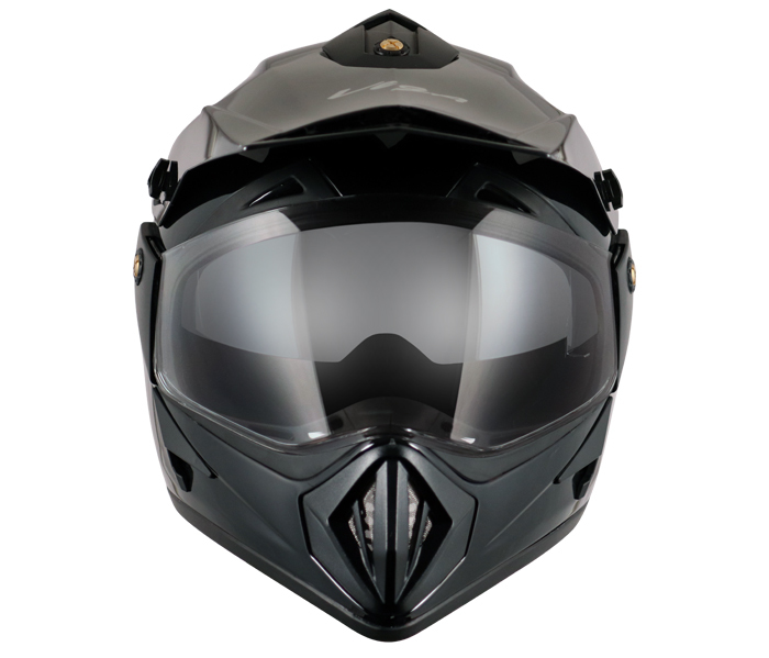 Off Road D/v Black Helmet Size: Medium And Large