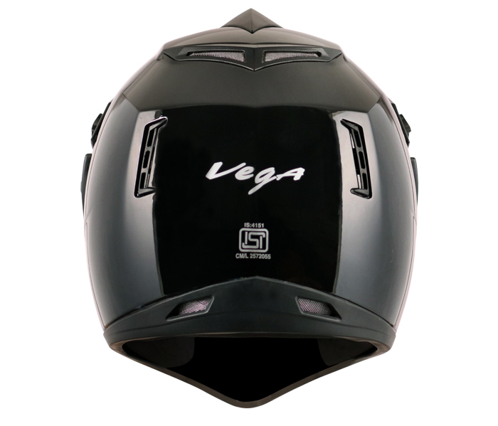 Off Road D/v Black Helmet Size: Medium And Large