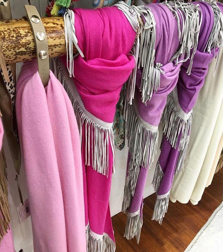 All Color Pashmina Triangle Suede Tussle Or Fringes Stole