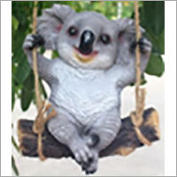 Multicolor Swing Koala Statue