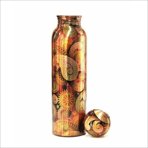 700ml Copper Water Bottle - Leak Proof, Painted Surface Treatment | Stylish Box Packaging for Secure Storage