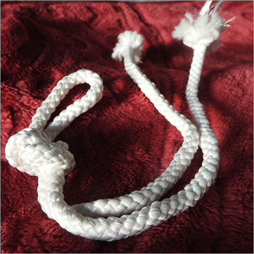 White 10Mm Polyester Braided Rope