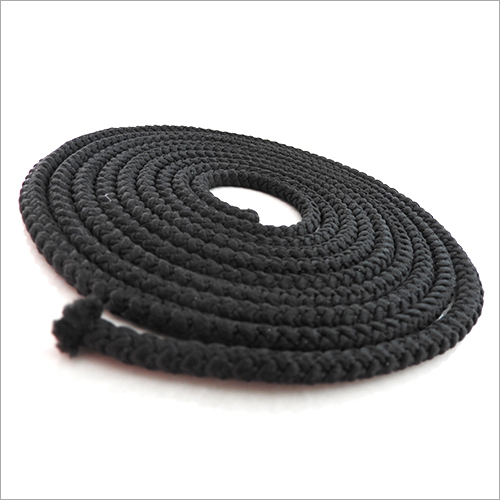 Hard Knitted Braided Roee - Polyester Material, Black Color | Household and Commercial Usage, Custom Weight