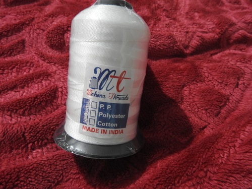 Bag Closing Thread - Polypropylene, 1000/1500/2000 Length, White/colour, Twisted Luster, High Strength For Sealing Woven Bags