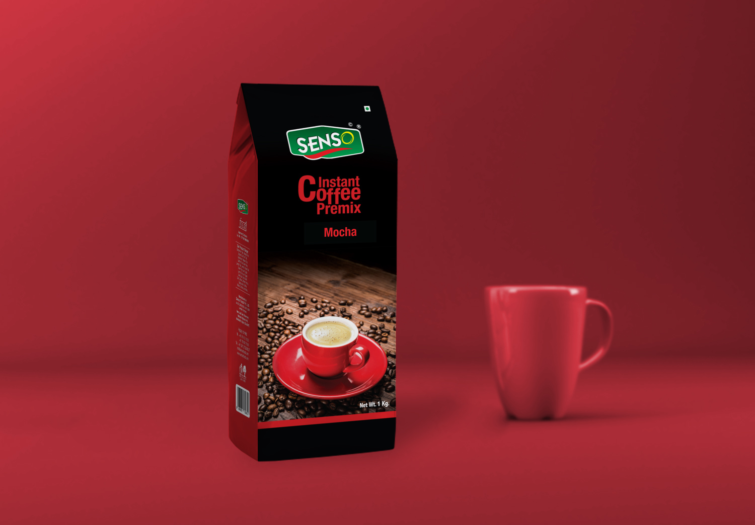 Mocha Coffee Premix - Solid, 1 Year Shelf Life | 100% Natural Ingredients, Strong Aroma, Hot & Cold Beverage, Vending Machine Refiller