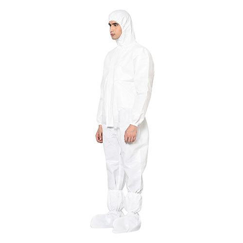 White Disposable Coverall