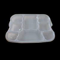 White 8Cp Meal Tray