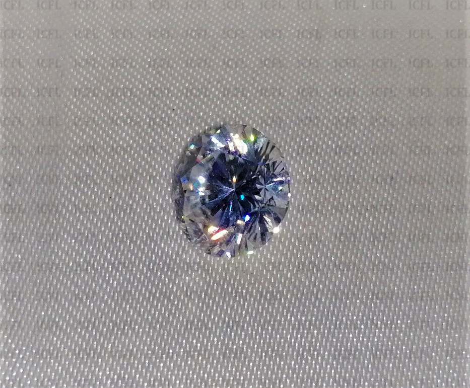 Round Cut Forever Brilliant Colorless Sparkle Moissanite - 8mm White Gemstone, Premium Quality Loose Stone With Customizable Size And Design