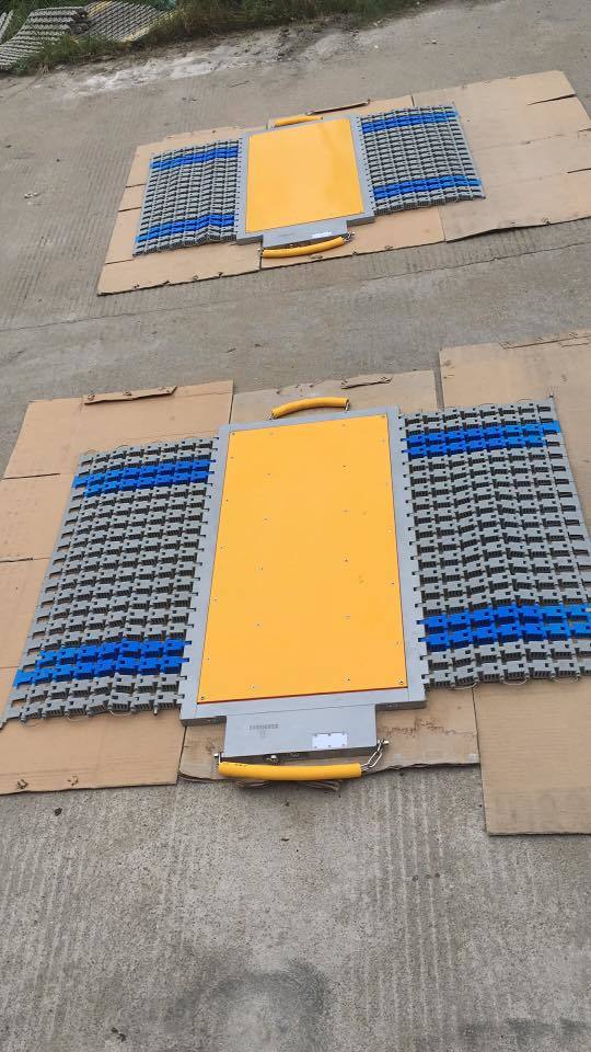 Weigh Pad Weighing System - 800x350x22 Mm Dimensions, Up To 40t Capacity | Lightweight, Bluetooth Connectivity, Real-time Data Storage And Transmission