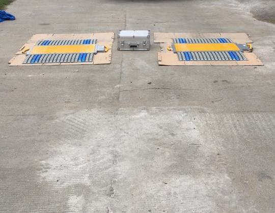 Weigh Pad Weighing System - 800x350x22 Mm Dimensions, Up To 40t Capacity | Lightweight, Bluetooth Connectivity, Real-time Data Storage And Transmission