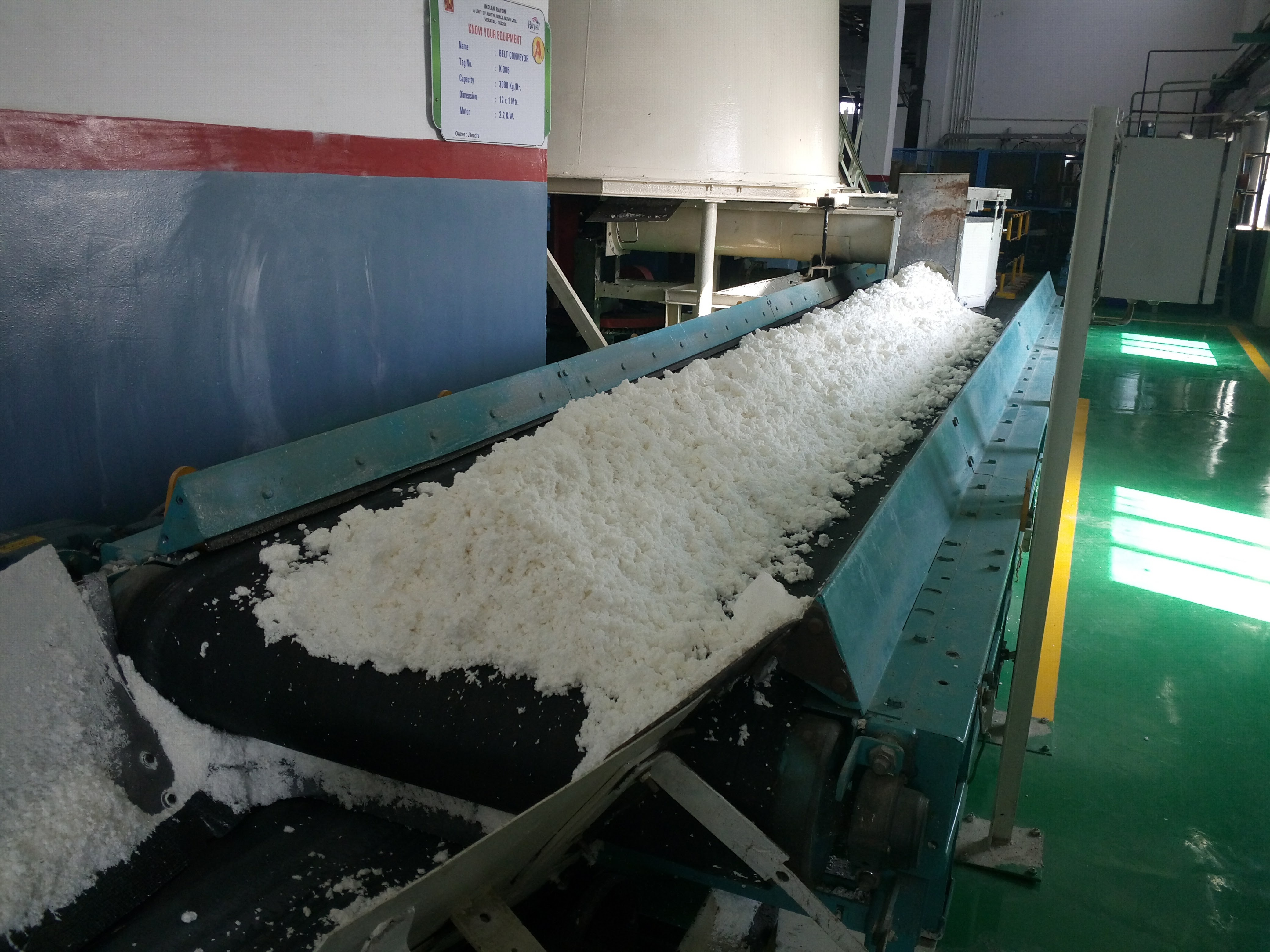 Industrial Weigh Feeder Machine - Color: Blue