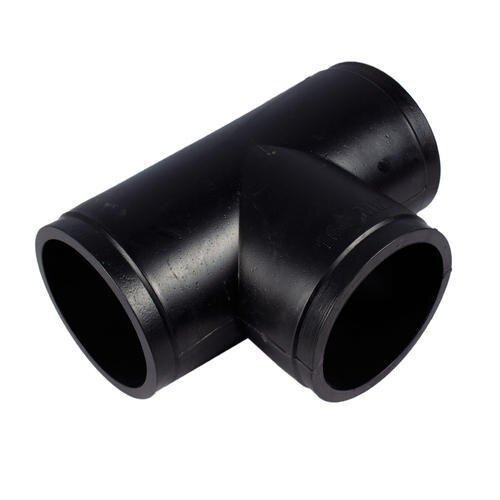 Hdpe Butweld Type Tee - Color: Black