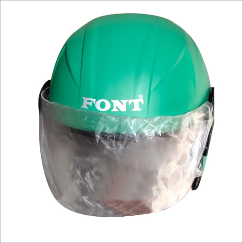 Ladies Scooter Helmet - ABS & PP Material, Half Face Style, Green Color | Motorcycle Safety & Driving Purpose