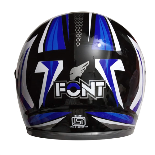 Full Face Bike Helmet - Abs & Pp Material | Black Color, Motorcycle Helmet For Driving & Enhanced Safety Purpose