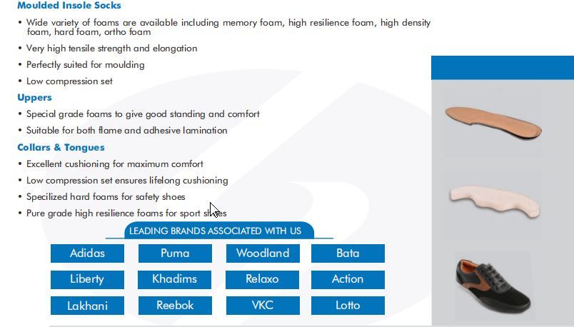 Shoe Polyurethane Foam Soft