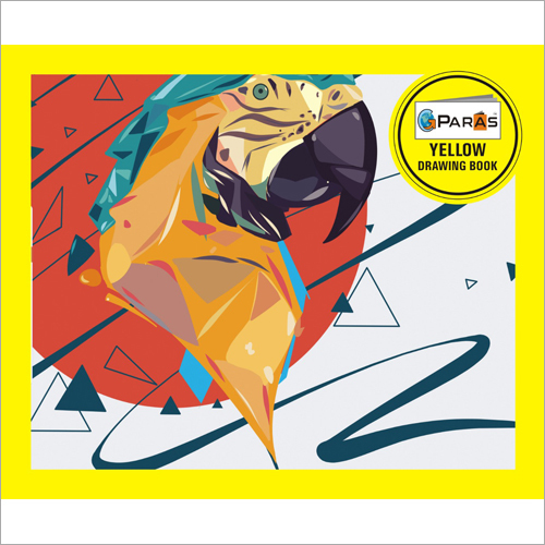 Drawing Book - High Strength Paper, Rectangular Shape | Light Weight, Smooth Texture, Attractive Design for Skill Enhancement