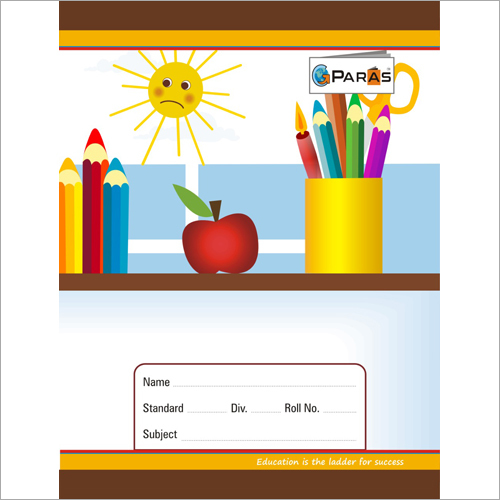 Gparas Ruled School Notebook - Paper Material, Rectangular Shape | Lightweight, High Quality Durability, Soft Printed Cover with Alluring Graphics