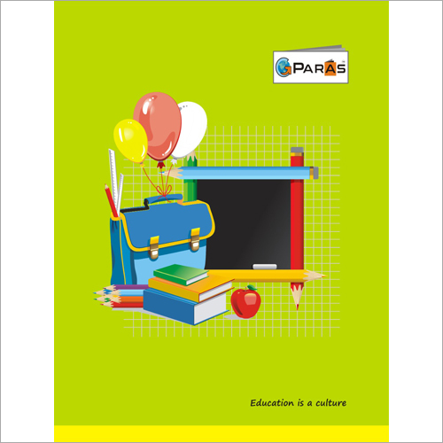 Printed School Notebook - Paper, Rectangular Shape, Printed Cover | Lightweight, Tear and Wrinkle-Free, Ideal for Schools and Offices