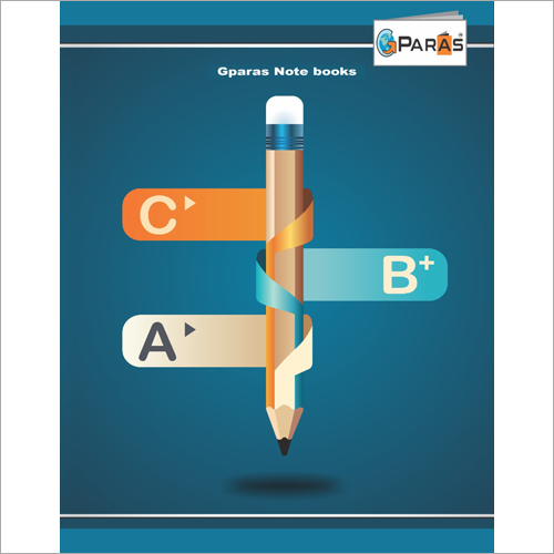 Regular School Notebook - Paper Material, Rectangular Shape | Lightweight Design, Printed Cover, Odourless Paper Quality, High Durability