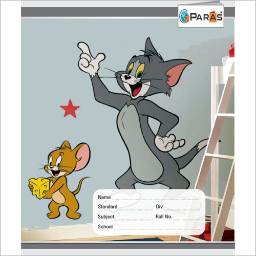 Regular Notebook - Paper Material, Rectangular Shape | Printed Cover, Lightweight, High Quality Durability, Ideal for Writing
