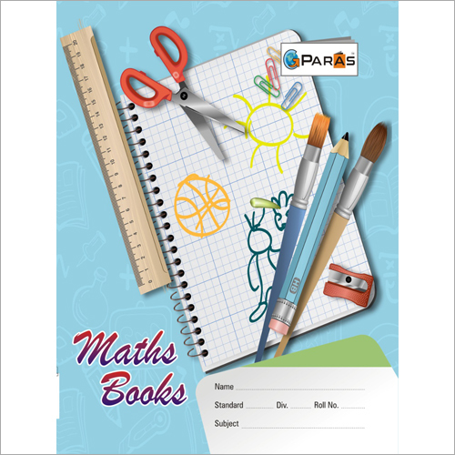 Maths School Notebook - Paper, Rectangular Shape | Soft Tear Resistant, Lightweight with Clean Finishing Layouts