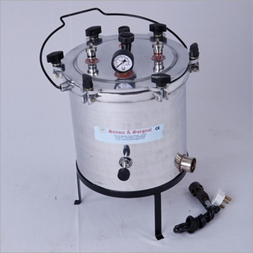 Autoclave Sterilizer - Stainless Steel, Compact Size for Efficient Sterilization, High-Pressure Steam Technology