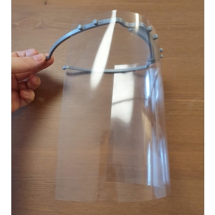 Face Shield - Clear Polycarbonate Design | Full Face Protection Against Debris, Chemical Splashes, and Infectious Materials