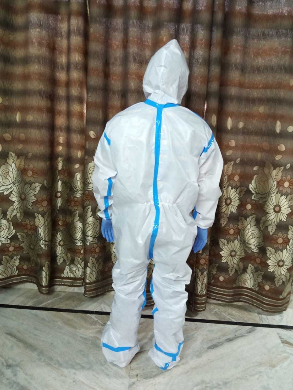 White Personal Protection Kit/ Ppe Kit