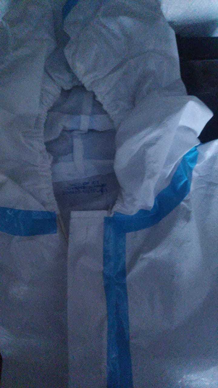 White Personal Protection Kit/ Ppe Kit