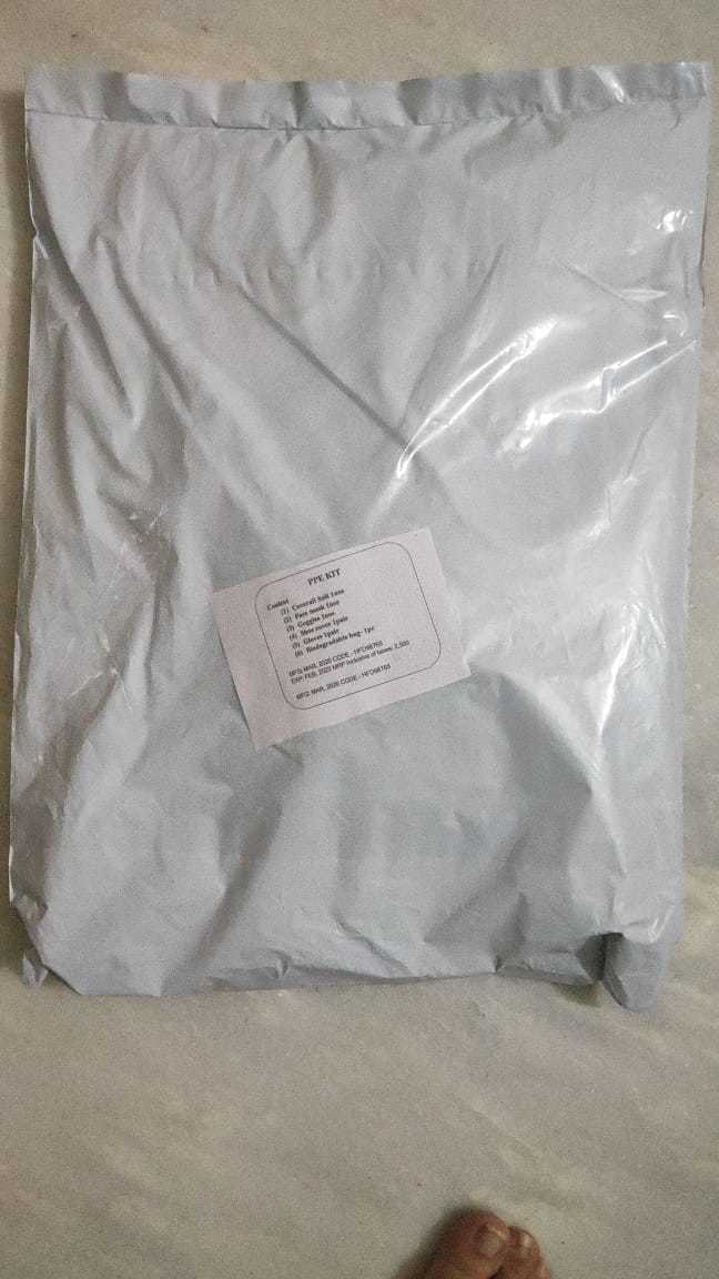 White Personal Protection Kit/ Ppe Kit
