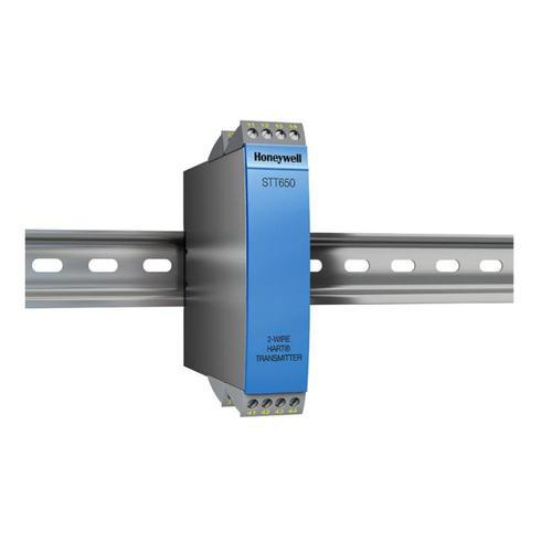 Silver & Blue Honeywell Din Rail Temperature Transmitter