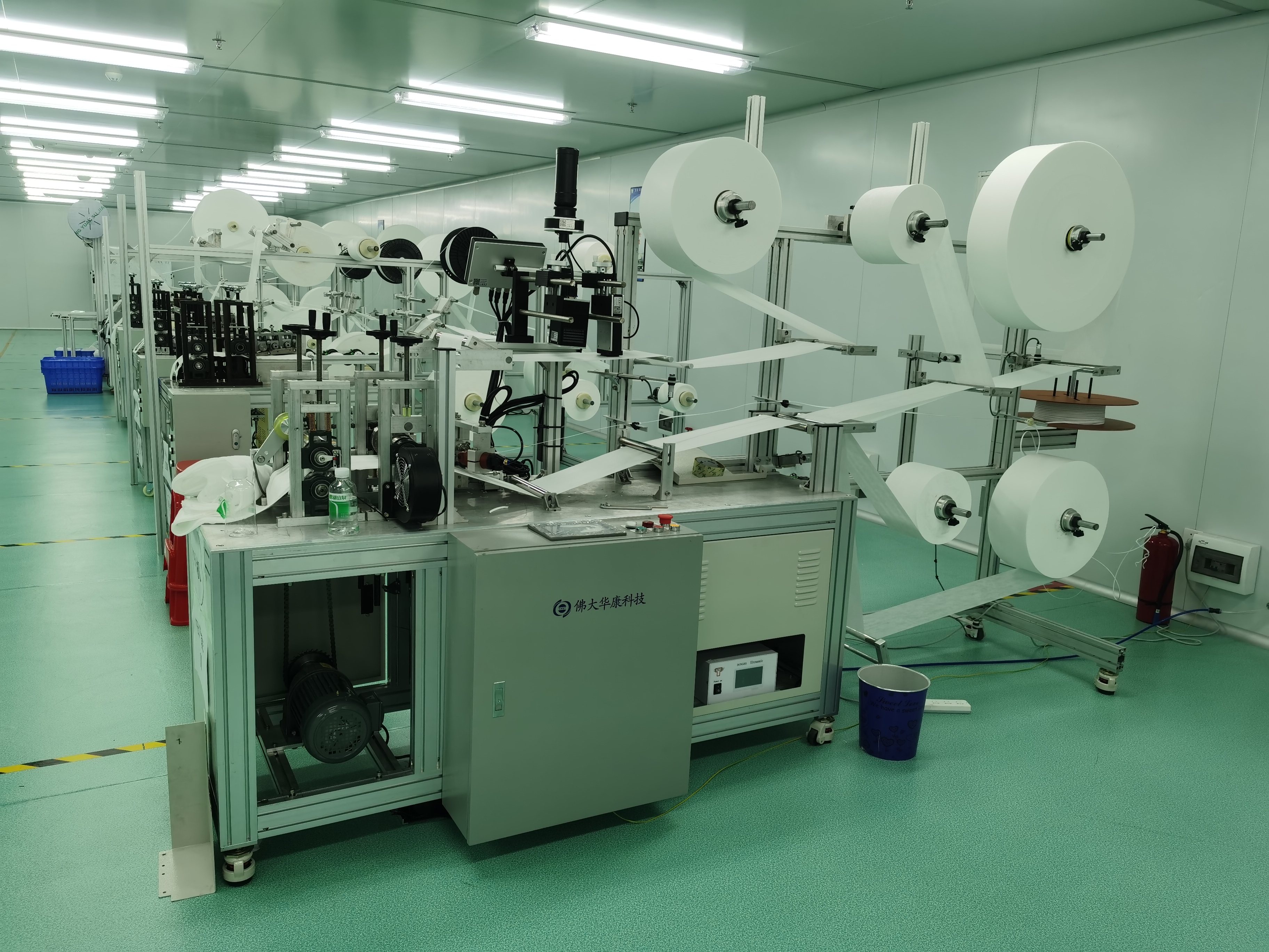 N95/kn95 Automatic Mask Printer - 3500w Power, Ac220v Voltage , 20khz Ultrasonic Frequency, 3700x800x2000mm Dimensions, 200kg Weight