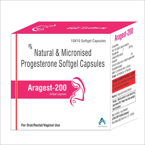 Aragest-200 Softgel Capsules General Medicines