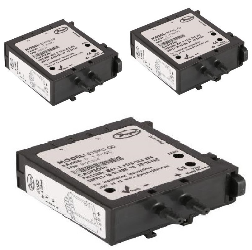 Dwyer 616kd-a-12-v Differential Pressure Transmitter Accuracy: +/- 0.25% Fs %