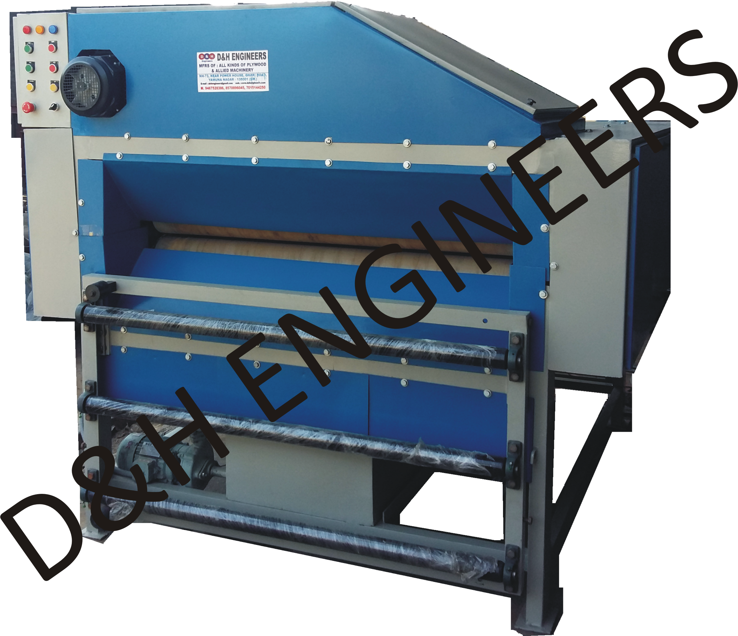 Mr Dipping Machine - 8x7x6.5 Feet , Blue And Gray Color, Automatic Model For Mr Grade Ply And Blockboards