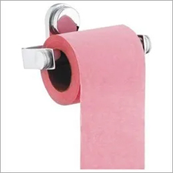 Paper Holder - Brass, Standard Size, Chrome Finished | Wall Mount Design, Holds Toilet Paper Rolls, Curved Shape, Weighs 0.5kg
