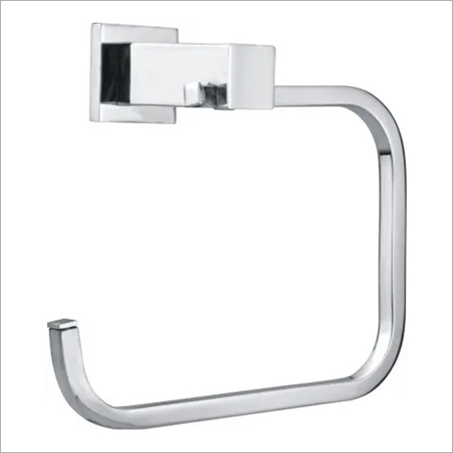 Paper Holder - Brass, Standard Size, Chrome Finished | Wall Mount Design, Holds Toilet Paper Rolls, Curved Shape, Weighs 0.5kg