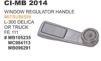 Window Regulator Handle Mitsubishi Vehicle Type: 4 Wheeler